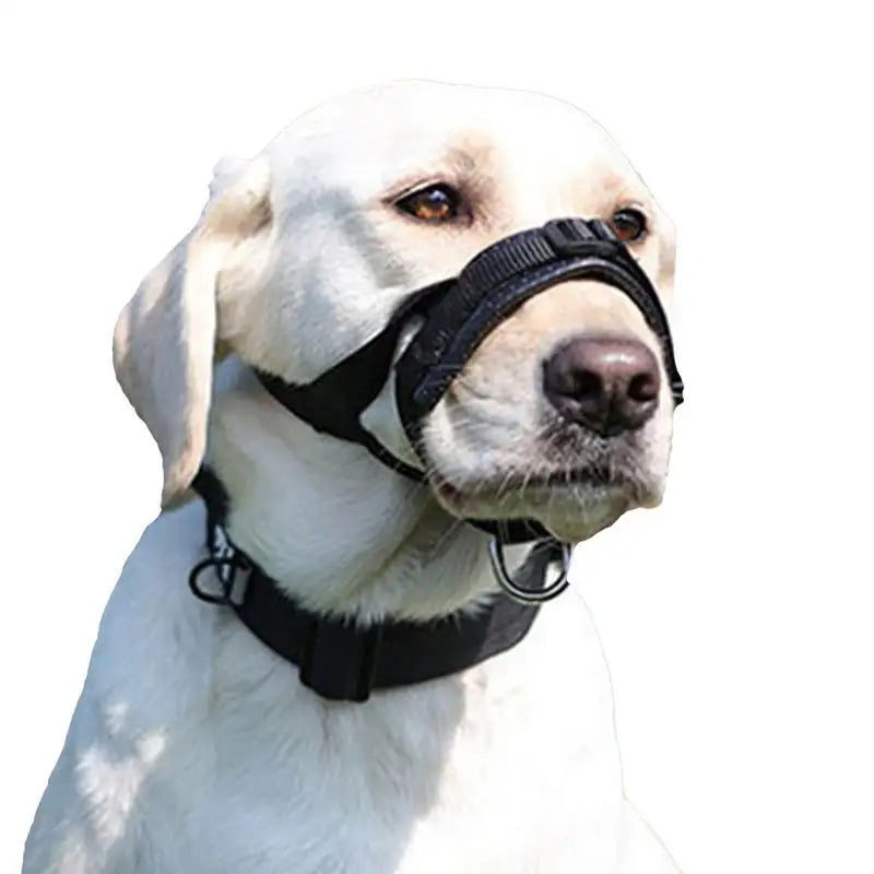 Breathable dog muzzle for comfort, calm and safety