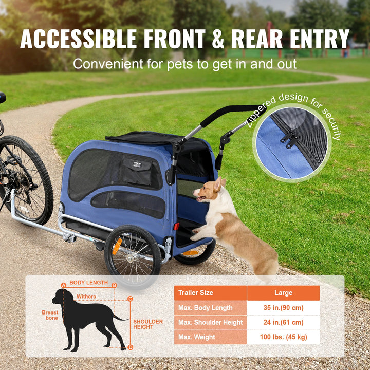 Bike trailer for dogs: share your most beautiful journeys in complete harmony
