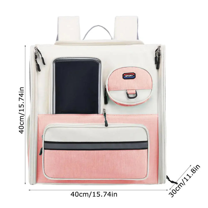 Dog &amp; cat carrier backpack: fluid, reassuring and designed for your journeys as a couple