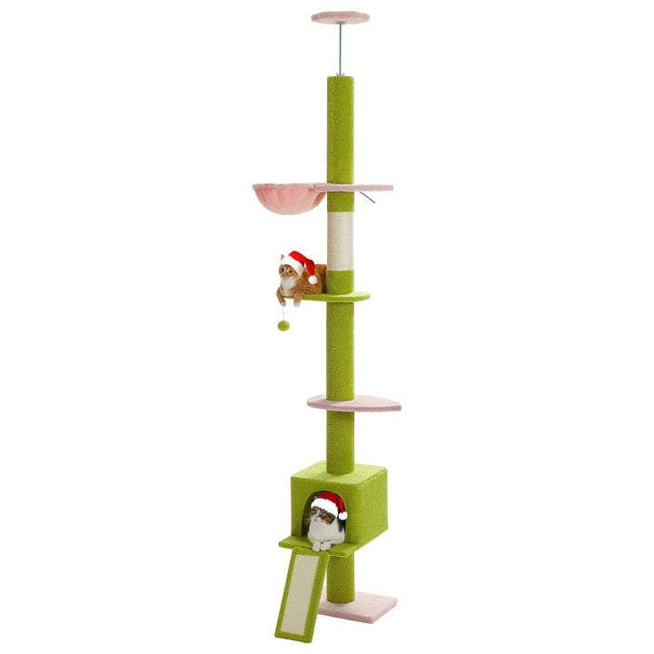 Adjustable Floor-to-Ceiling Cat Tree – Secure Vertical Space
