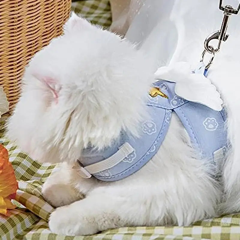 Cute Soft Breathable Angel Wings Kitten Harness