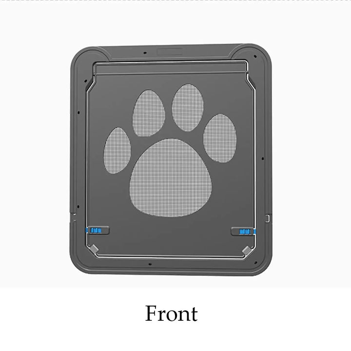 Screen door for cats and dogs, free access without noise