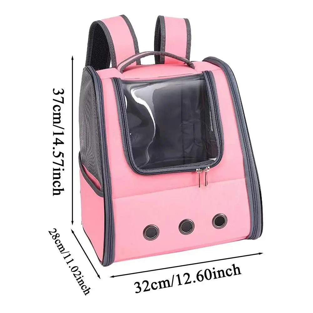 Foldable carrier bag for dogs and cats, secure and lightweight cocoon