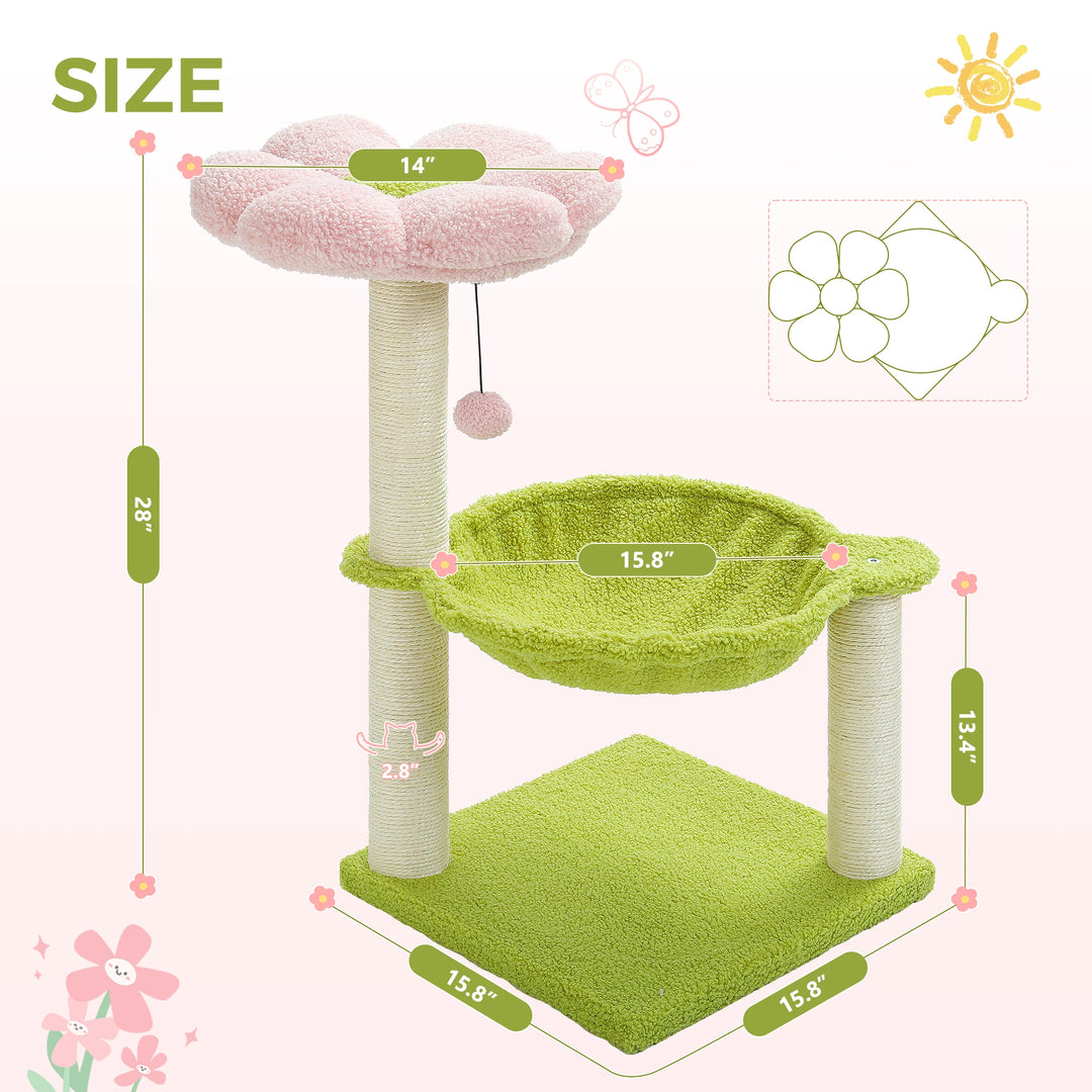 Flower cat tree: softness, style &amp; serenity every day