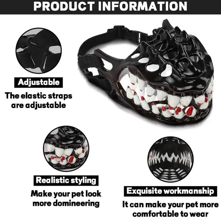 Halloween Dog Muzzle: Monstrous Mouth, Loving Comfort