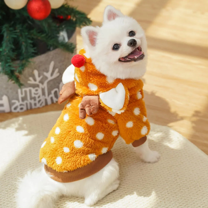 Reindeer Costume for Dogs: Warmth, Softness, Cute Photos