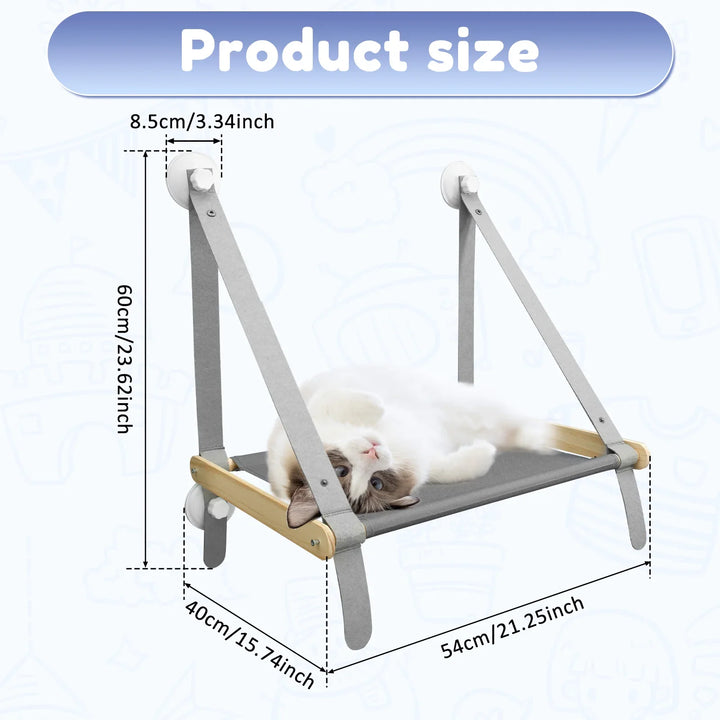 Cat hammock bed: its secret high corner