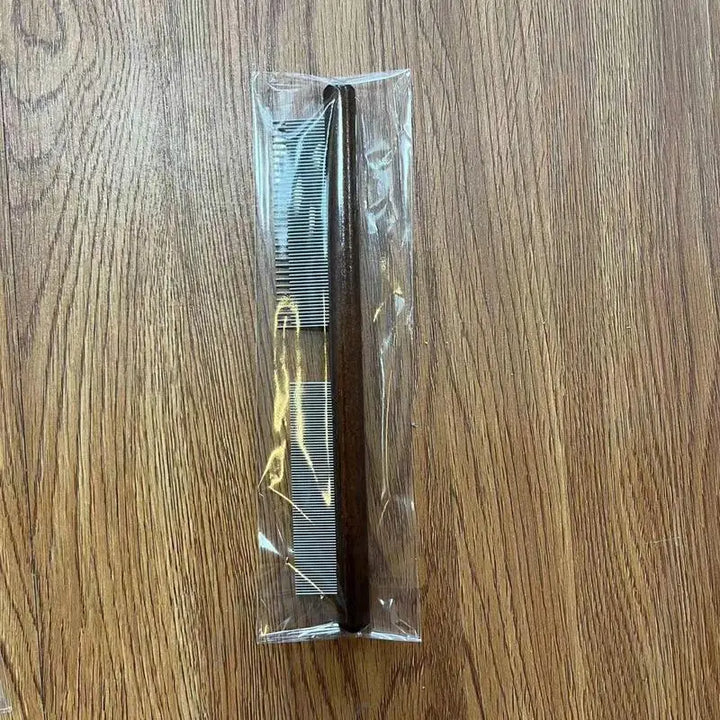 Wooden flea comb for dogs and cats for soothing care