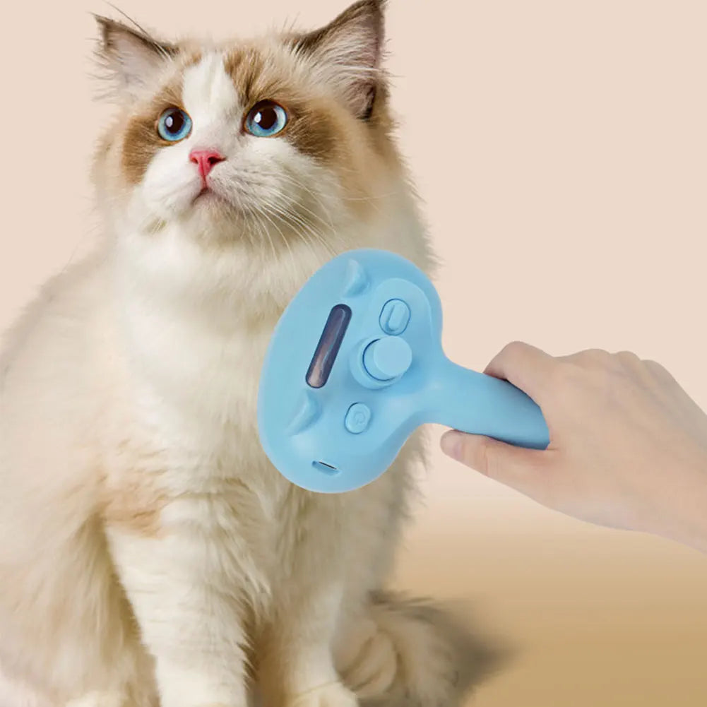 Steam brush for dogs and cats: soothing care, healthy coat, strengthened bond