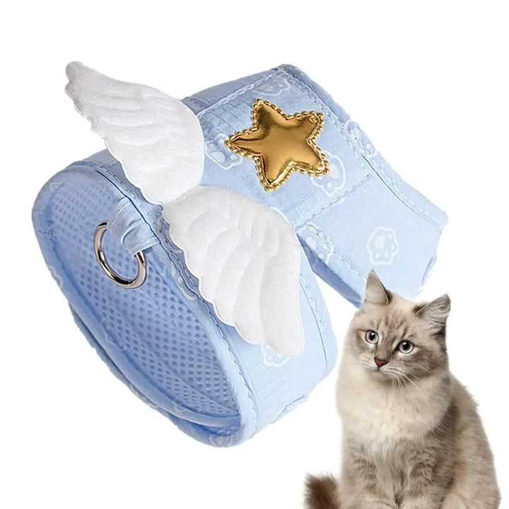 Cute Soft Breathable Angel Wings Kitten Harness