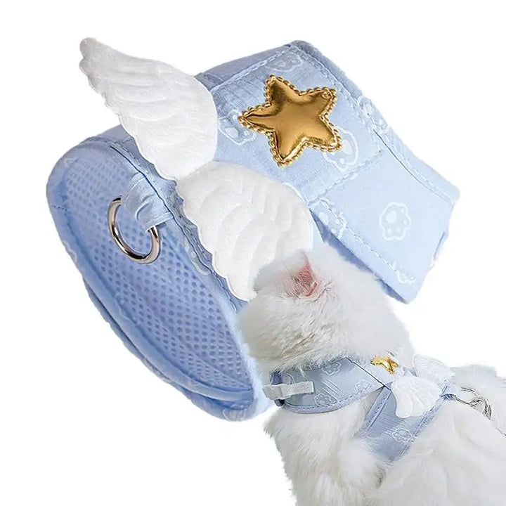 Cute Soft Breathable Angel Wings Kitten Harness