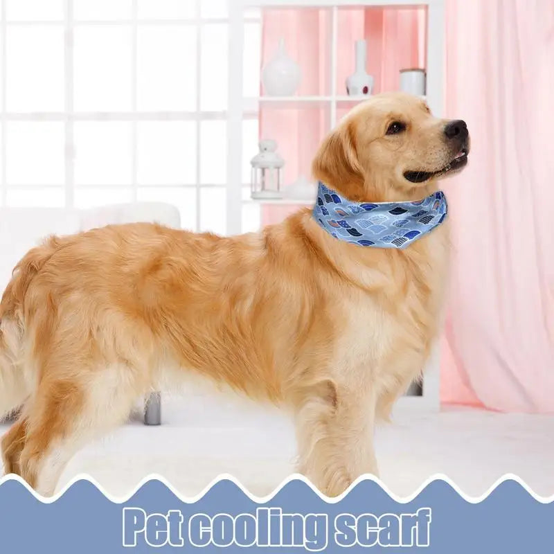 Cooling Bandana for Dogs and Cats - Gentle Coolness Immediate Relief