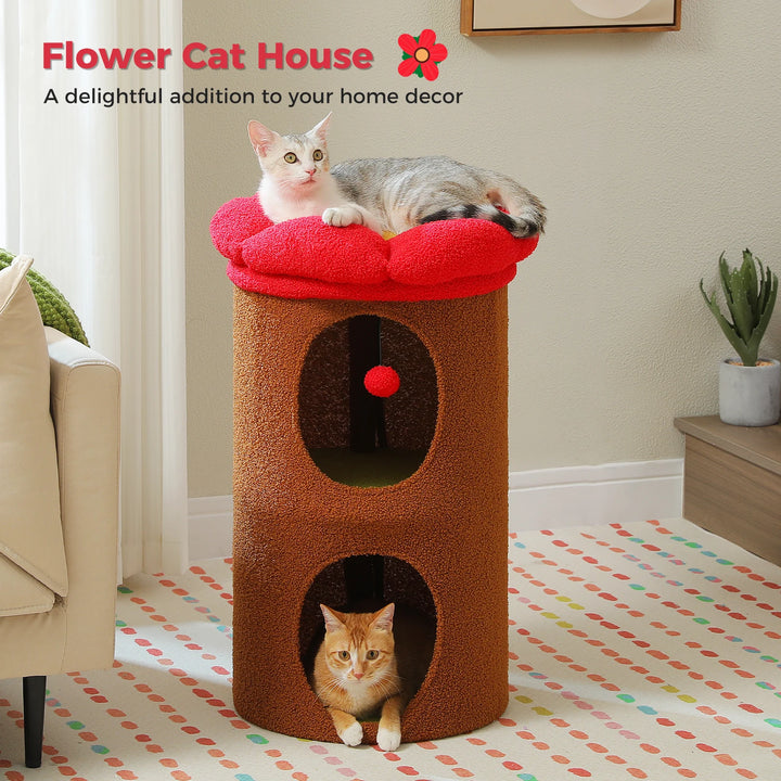 A flowery refuge for sensitive cats &amp; elegant interiors