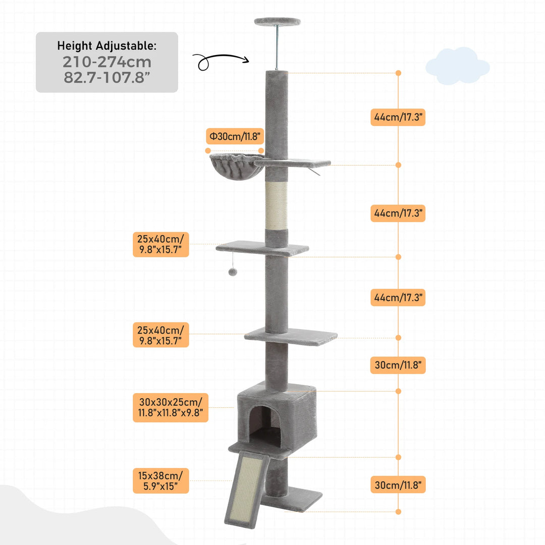Vertical &amp; Mystical Designer Cat Tree – The Dark Kingdom of Climbers