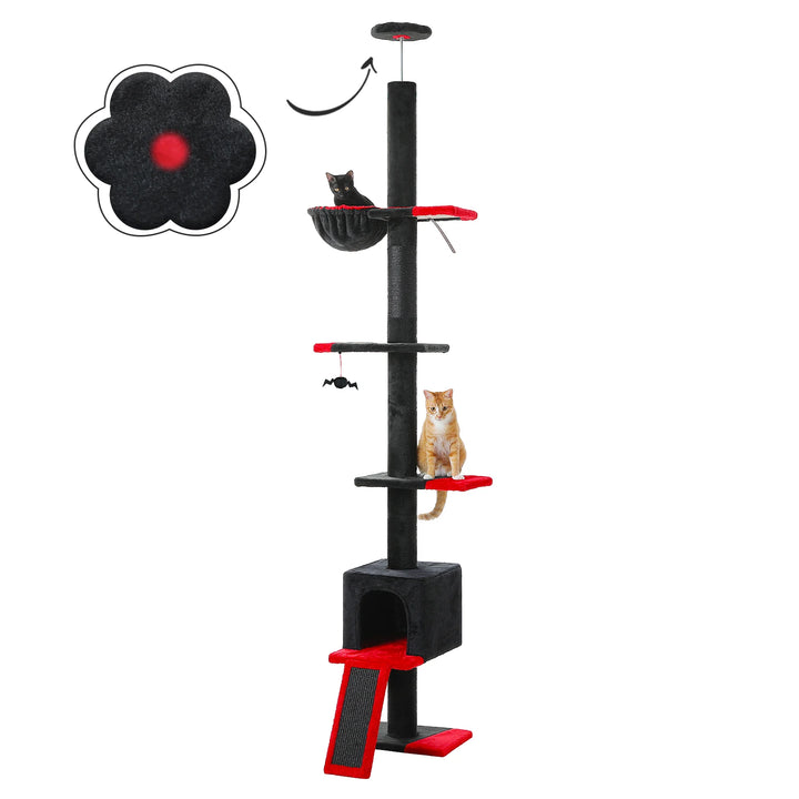Adjustable Floor-to-Ceiling Cat Tree – Secure Vertical Space
