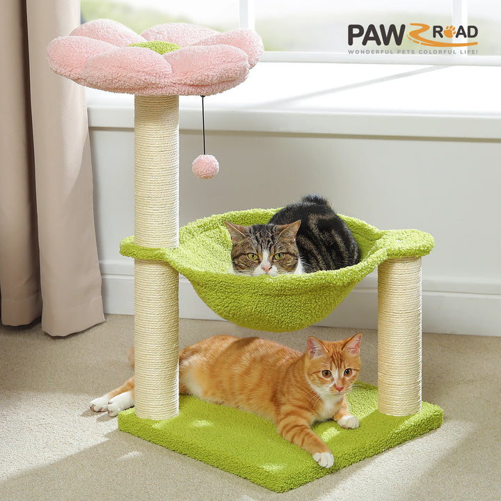 Flower cat tree: softness, style &amp; serenity every day