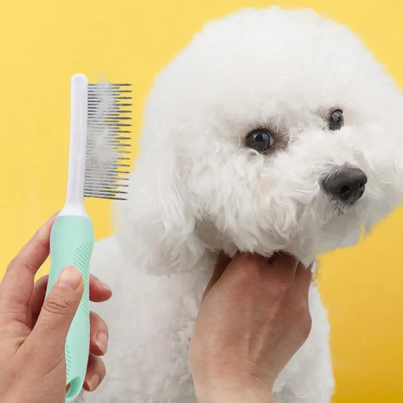 Cat grooming comb: gentle detangling, strengthened bond