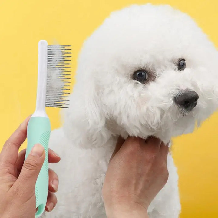Cat grooming comb: gentle detangling, strengthened bond