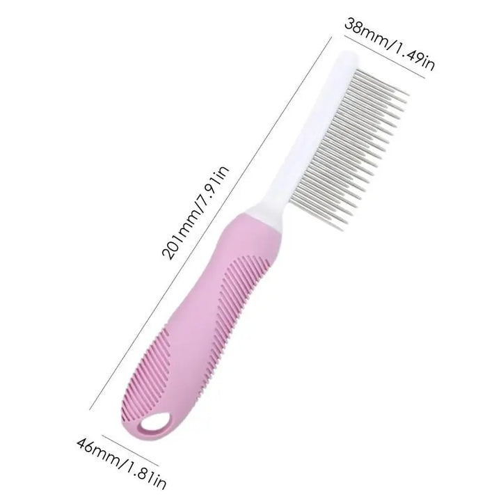 Cat grooming comb: gentle detangling, strengthened bond
