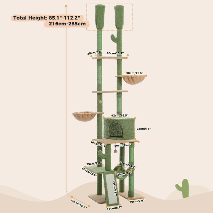 7-Tier Cactus Tree – Hammocks, Condo &amp; Happy Perch