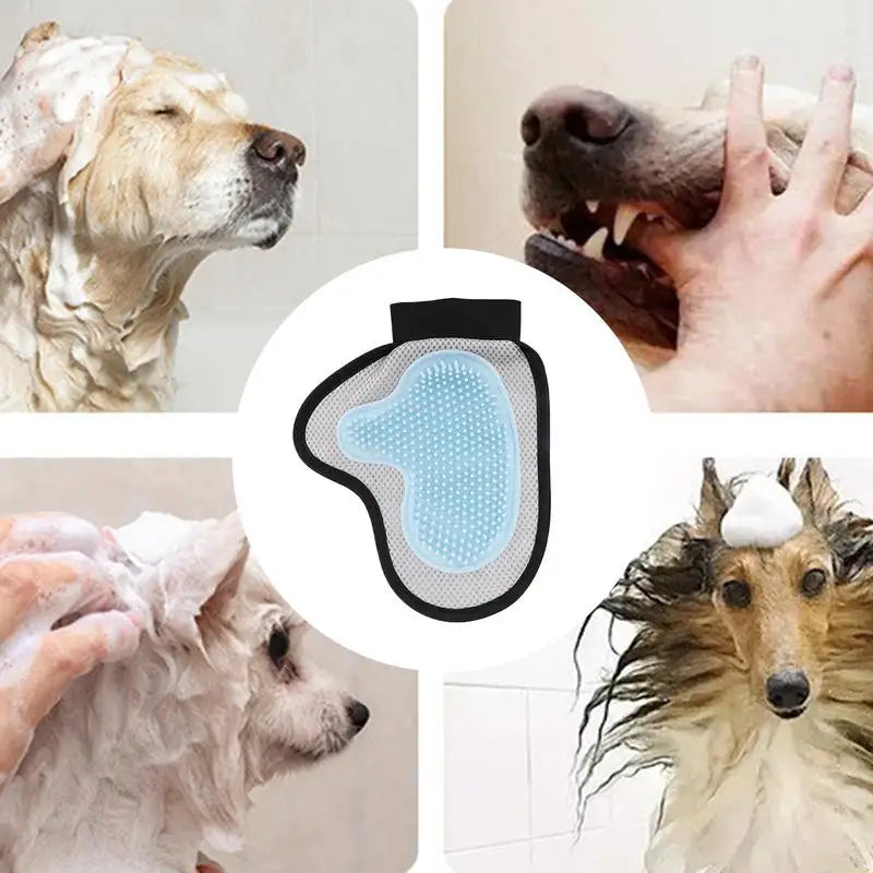 Dog and cat grooming gloves: turn every treatment into a loving caress