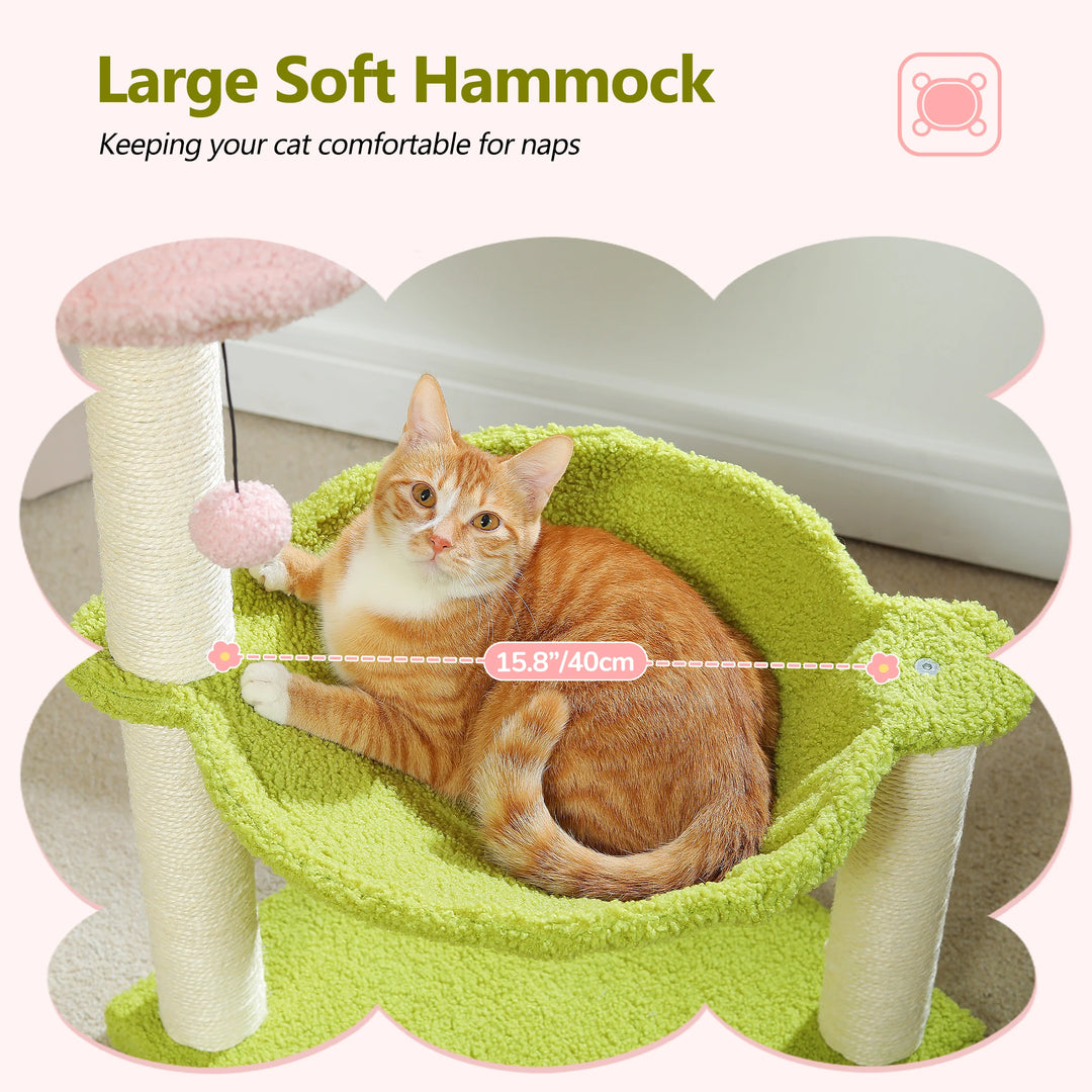 Flower cat tree: softness, style &amp; serenity every day
