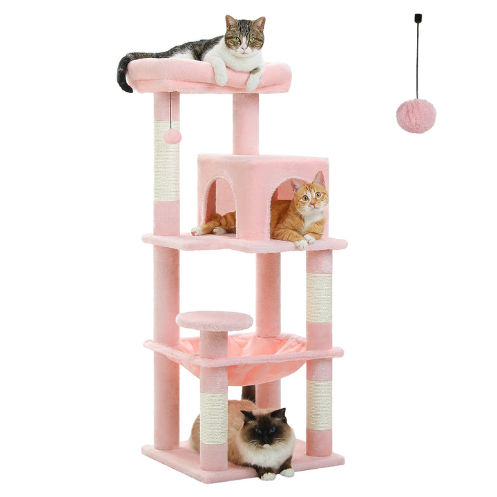 Cocoon Tower for Sensitive Cats – Calming Hammock &amp; Condo