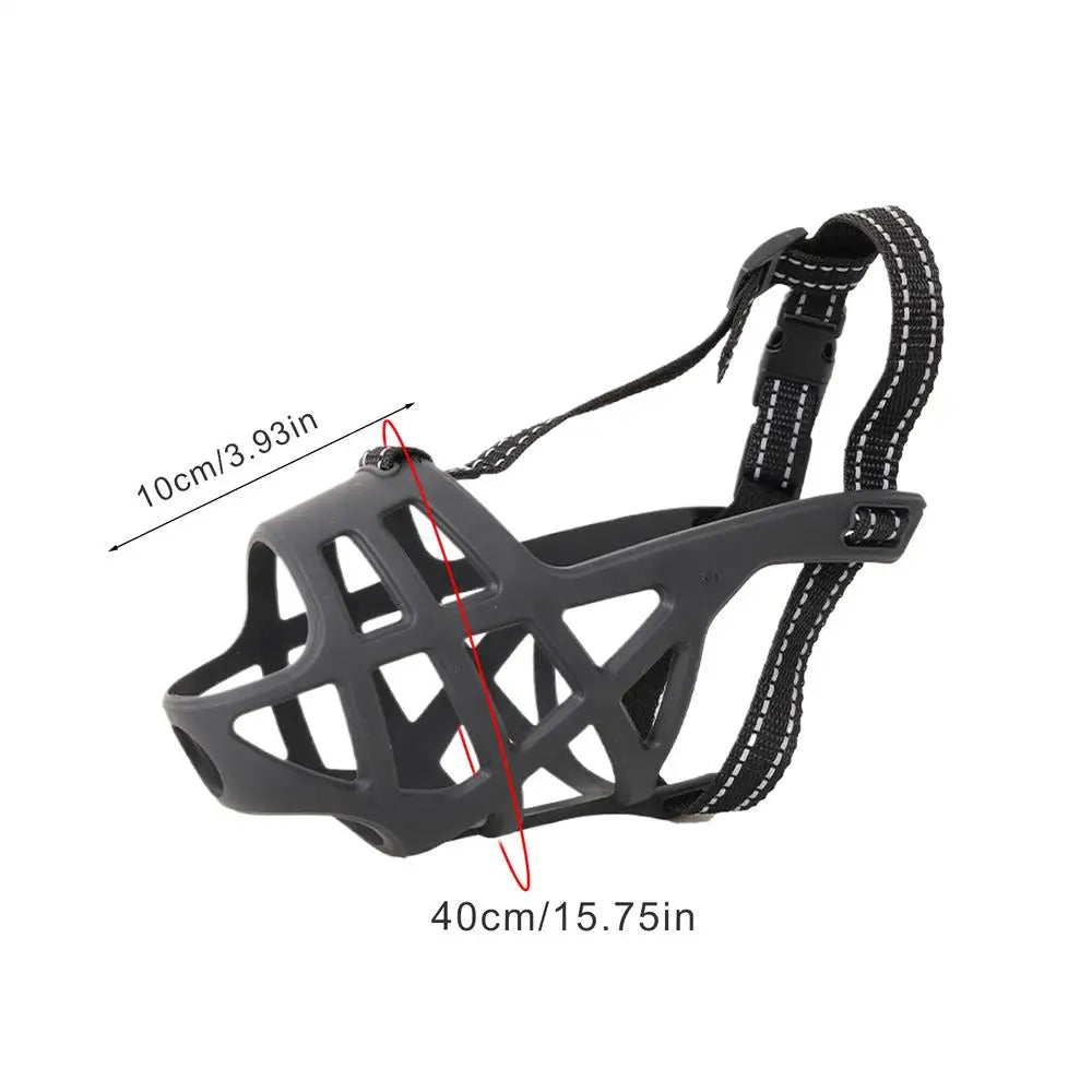 Soft muzzle for sensitive dogs loved and protected