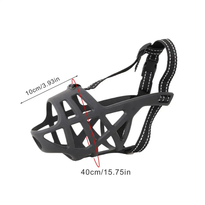 Soft muzzle for sensitive dogs loved and protected