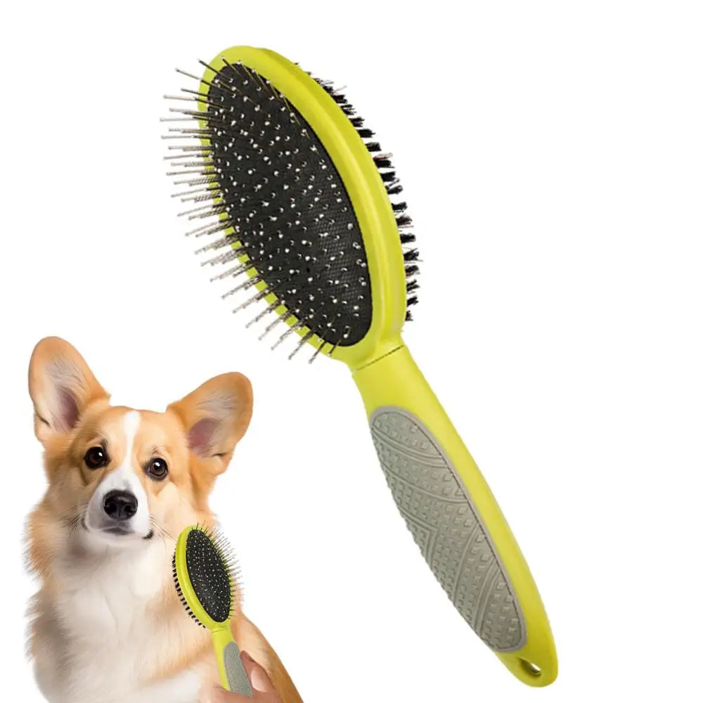 Dog and cat grooming brush: softness, complicity and no tangles