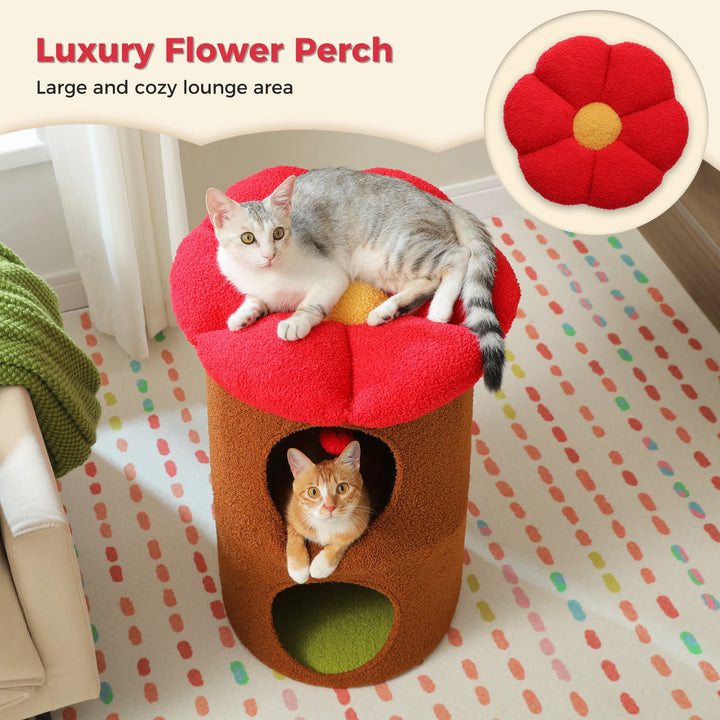 A flowery refuge for sensitive cats &amp; elegant interiors