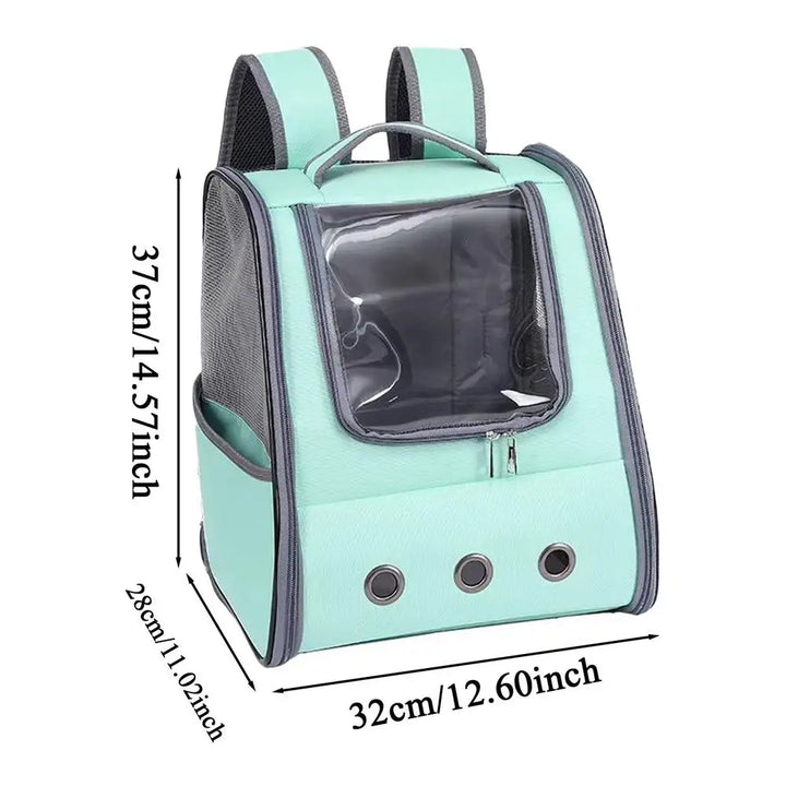 Foldable carrier bag for dogs and cats, secure and lightweight cocoon