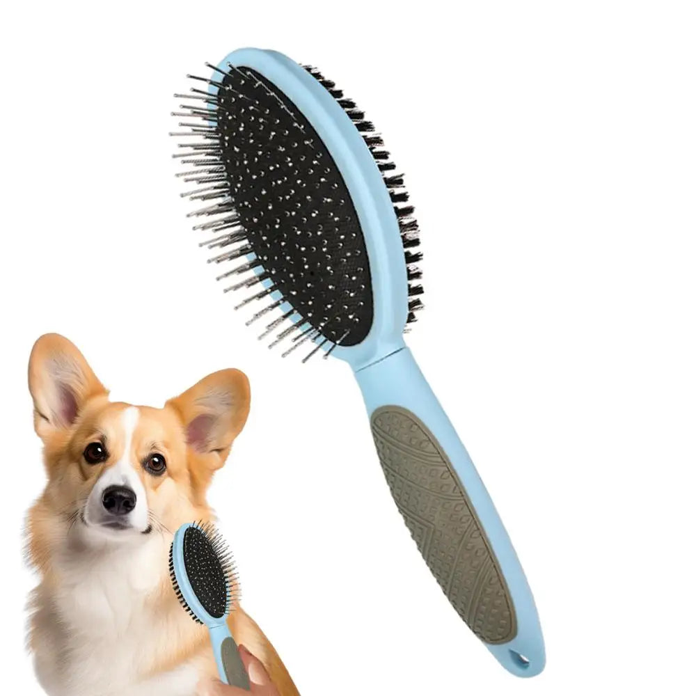 Dog and cat grooming brush: softness, complicity and no tangles