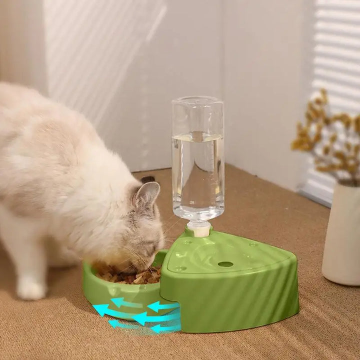 3-in-1 Dog and Cat Bowl – Drink + Eat Anywhere