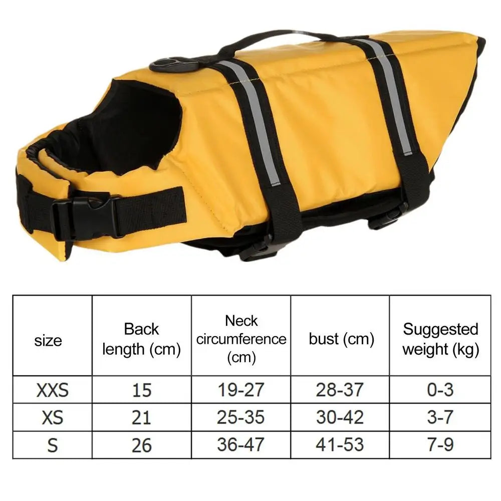 Dog life jacket that protects without hindering