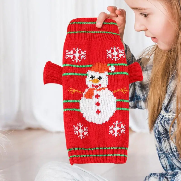 Soft, warm and loving Christmas sweater for dogs or cats