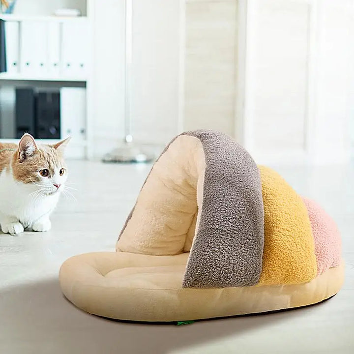 Cat Hideaway Bed: A Cocoon of Love, Warmth, and Security