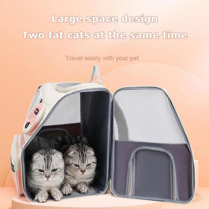 Dog &amp; cat carrier backpack: fluid, reassuring and designed for your journeys as a couple