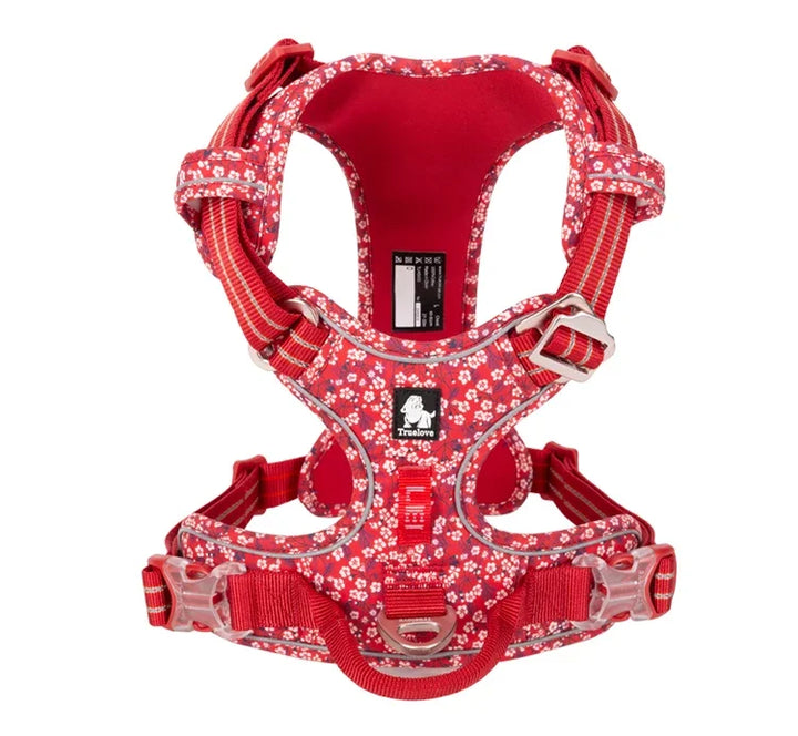 Harnais Réfléchissant Anti-Traction Premium pour Chiens Truelove - HautePattes