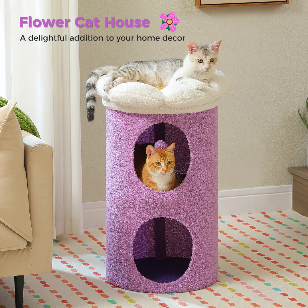 A flowery refuge for sensitive cats &amp; elegant interiors