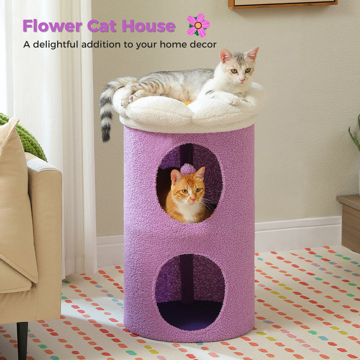 A flowery refuge for sensitive cats &amp; elegant interiors