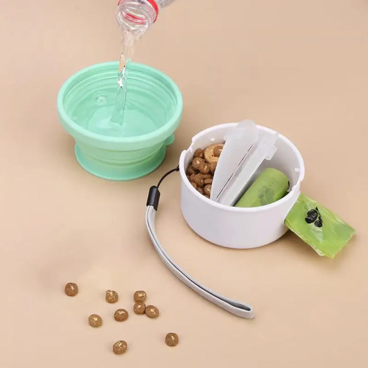 3-in-1 Dog Bowl – Compact, Clean, Always Ready