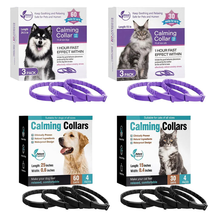 Calming collar for dogs and cats: calm returns without a word