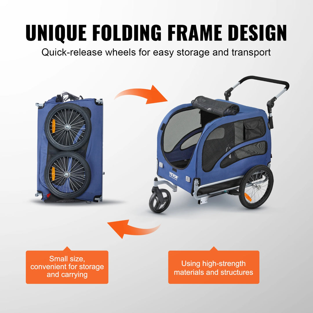 Bike trailer for dogs: share your most beautiful journeys in complete harmony