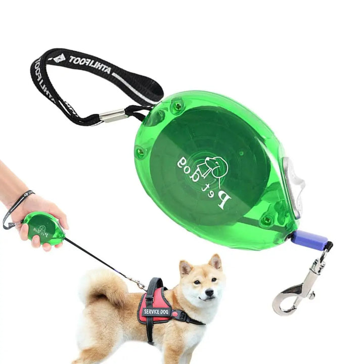 Retractable dog leash: gentle freedom at your fingertips