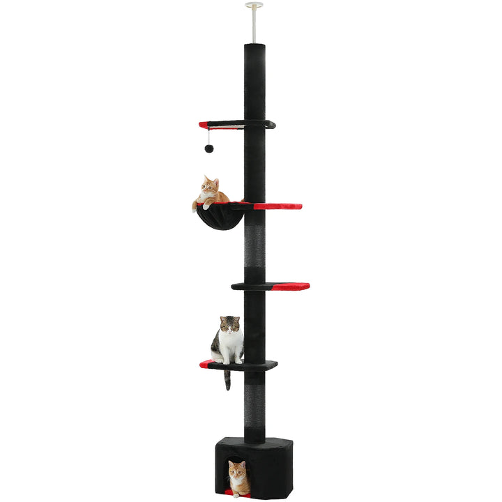 Designer Vertical Cat Tower – Up to 3 Cats, 5 Levels of Freedom