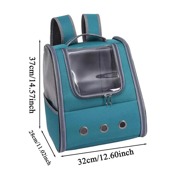 Foldable carrier bag for dogs and cats, secure and lightweight cocoon