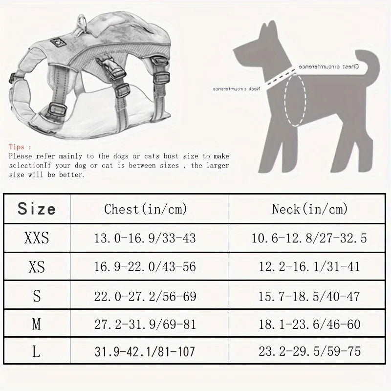 Cooling dog harness: soft anti-pull &amp; continuous freshness