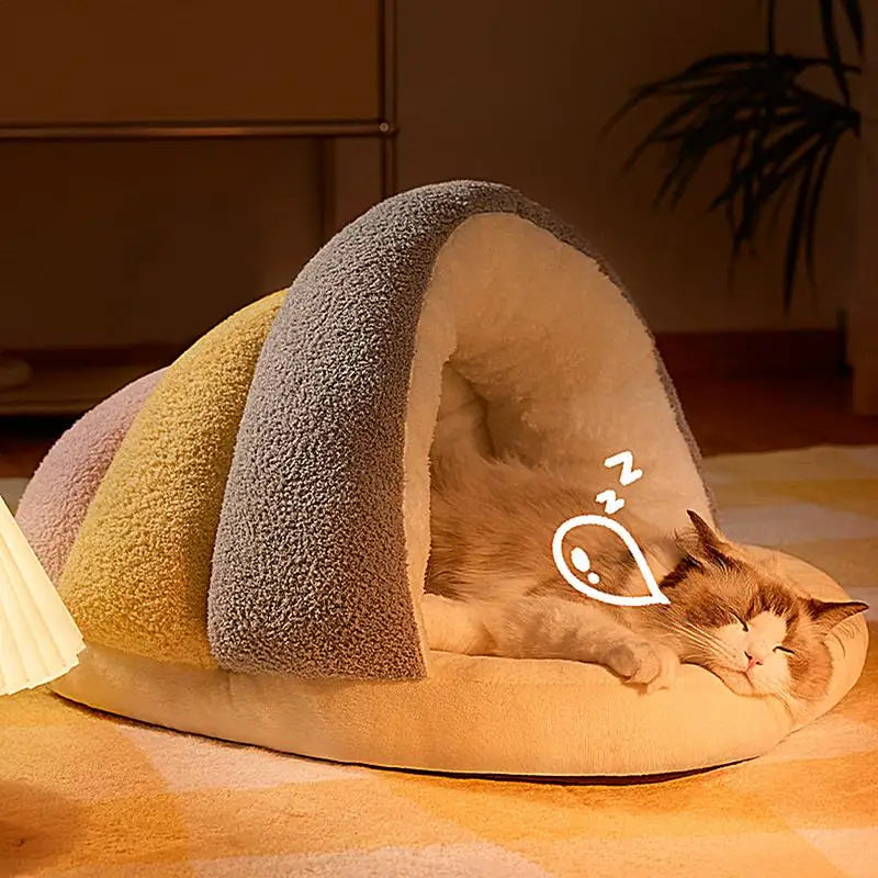 Cat Hideaway Bed: A Cocoon of Love, Warmth, and Security