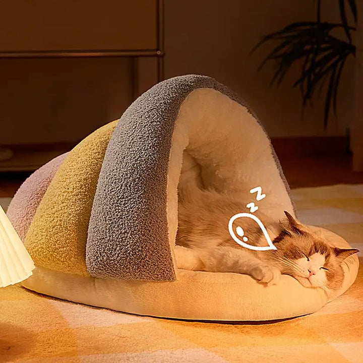 Cat Hideaway Bed: A Cocoon of Love, Warmth, and Security
